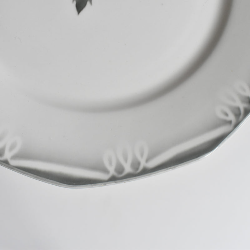 Vintage Plate Digoin & Sarreguemines Odile A