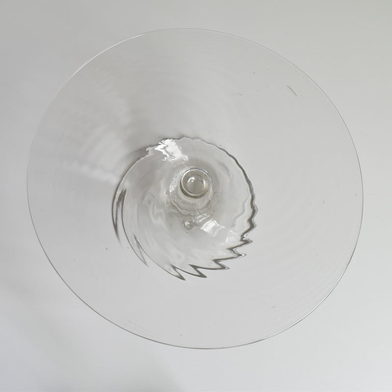 Vintage Blown Glass Compote
