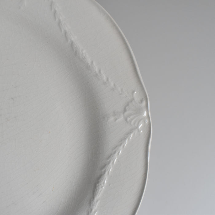 アンティークプレート ミントン クリームウエア B