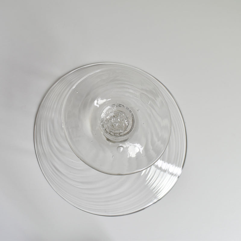 Vintage Blown Glass Compote