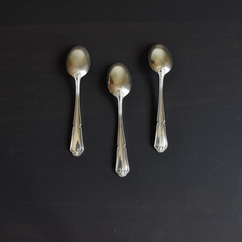 Vintage Silver-Plated Dessert Spoon FRANCOIS FRIONNET