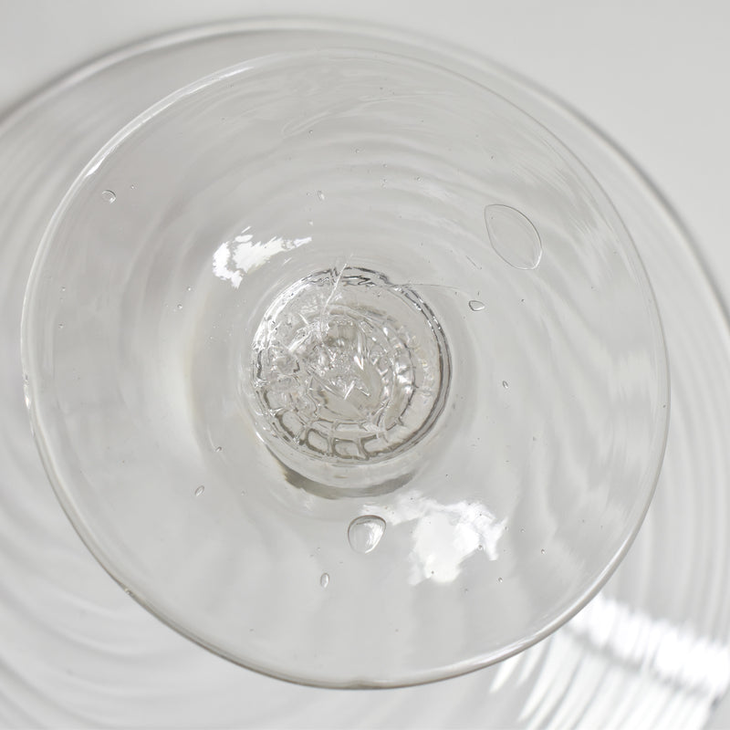 Vintage Blown Glass Compote