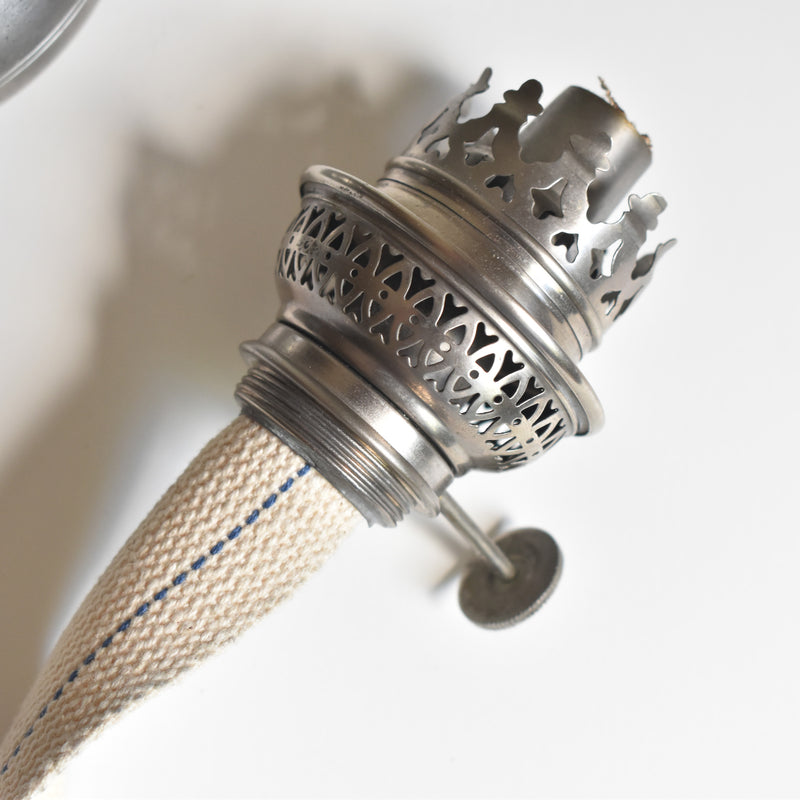 Vintage Pewter Oil Lamp