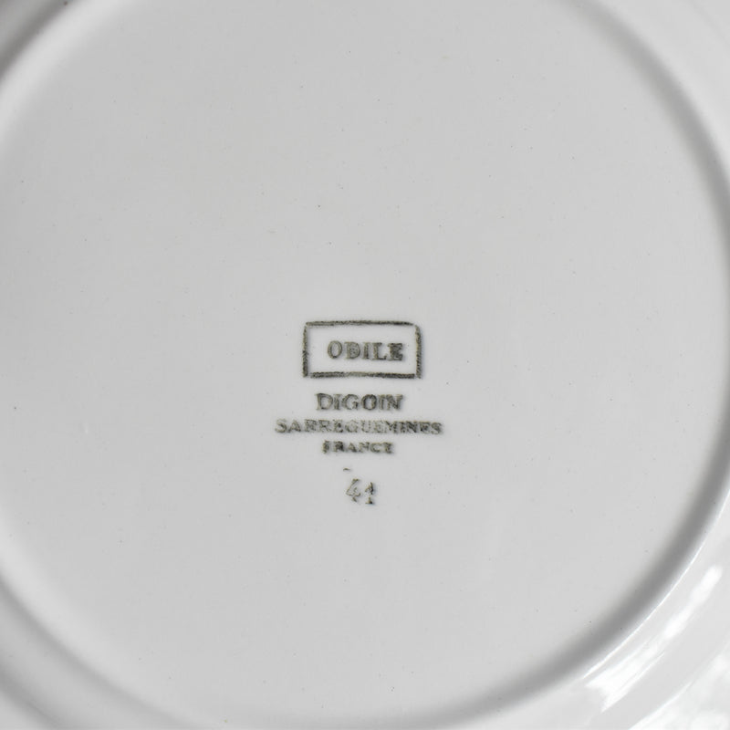 Vintage Plate: Digoin & Sarreguemines Odile B