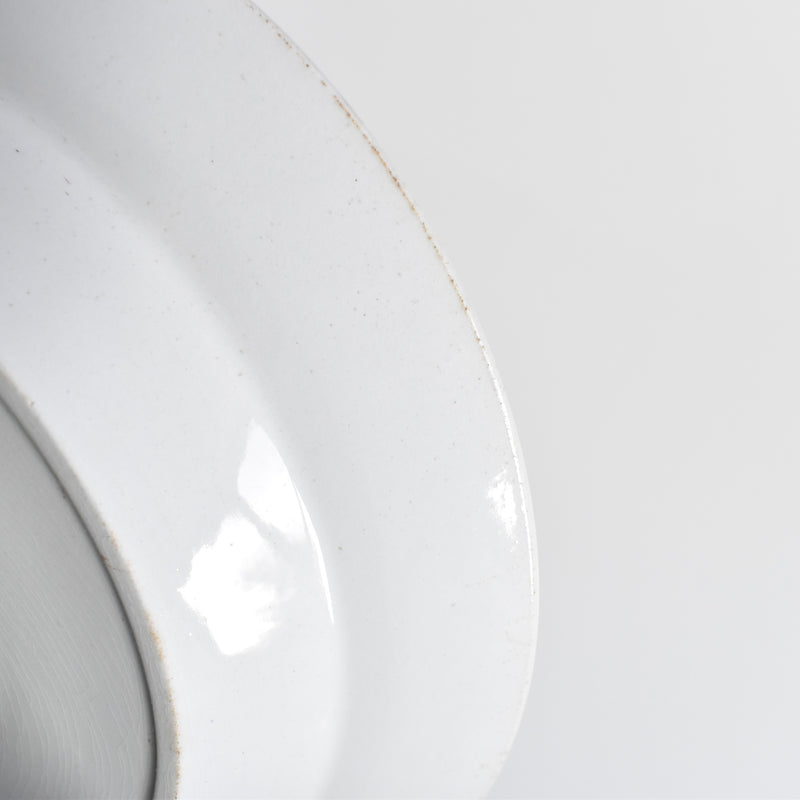 Antique deep platter Ronouis Houx