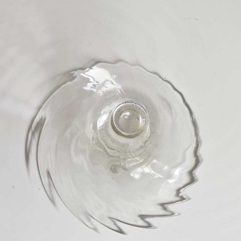 Vintage Blown Glass Compote