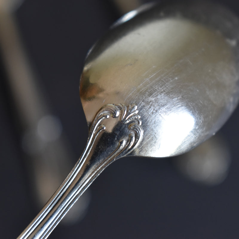 Vintage Silver-Plated Dessert Spoon FRANCOIS FRIONNET