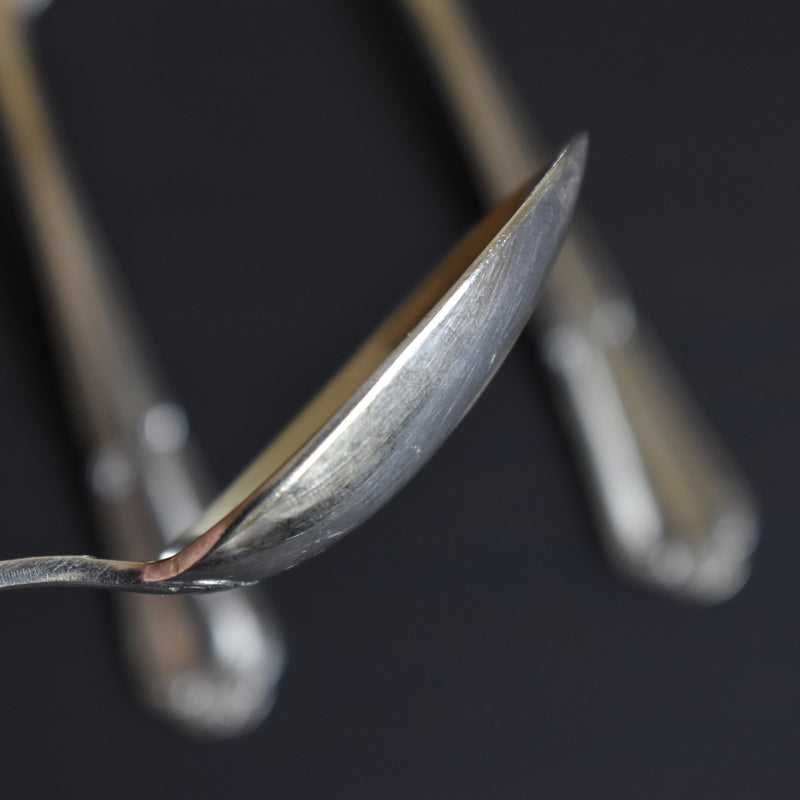 Vintage Silver-Plated Dessert Spoon FRANCOIS FRIONNET