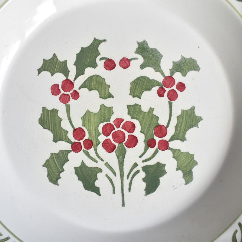 Antique deep platter Ronouis Houx