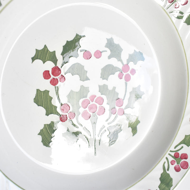 Antique deep platter Ronouis Houx