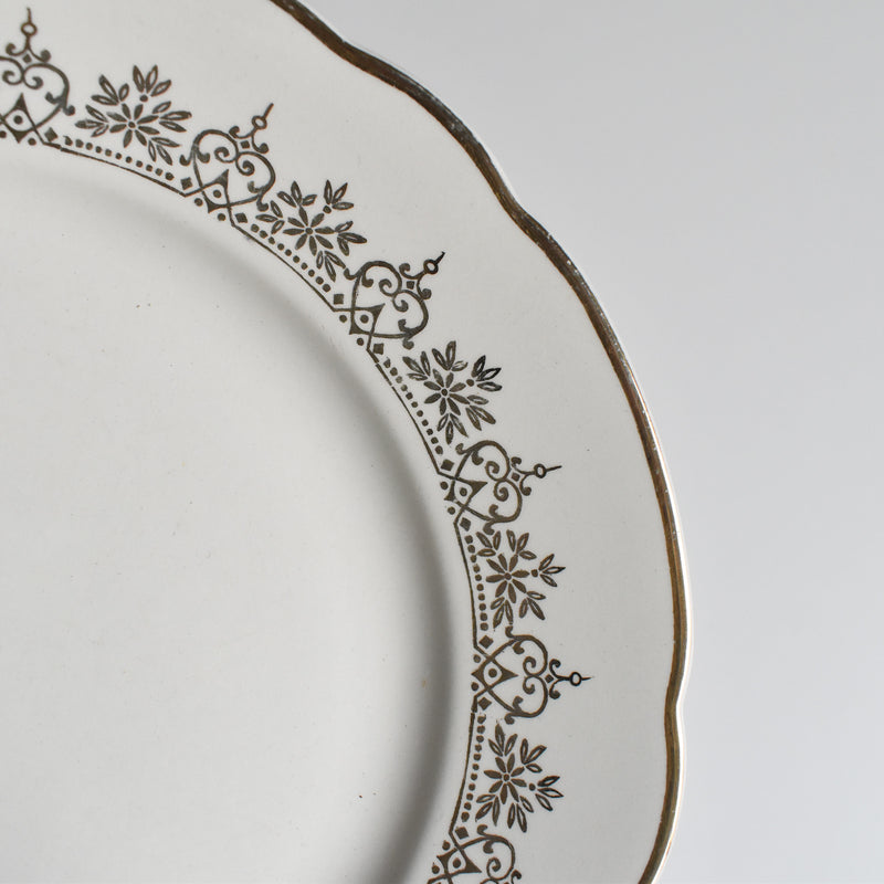 Vintage Plate Villeroy & Boch 7206 Gold B