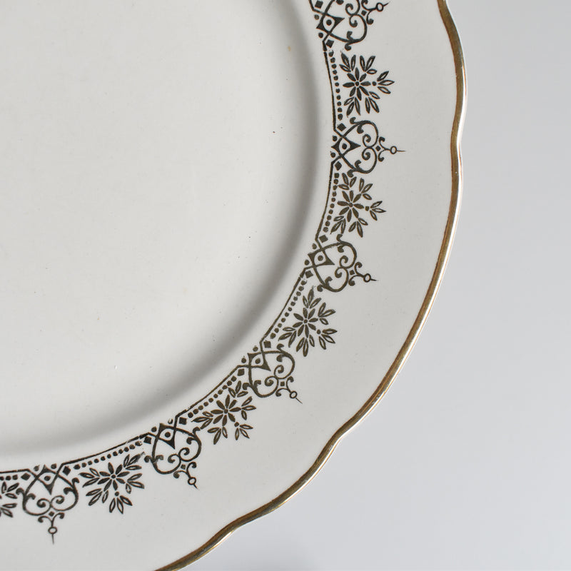 Vintage Plate Villeroy & Boch 7206 Gold B