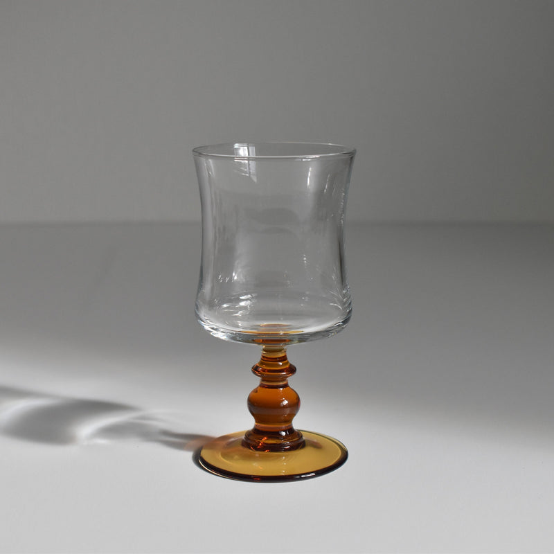 Vintage White Wine Glass Arcoroc Antique