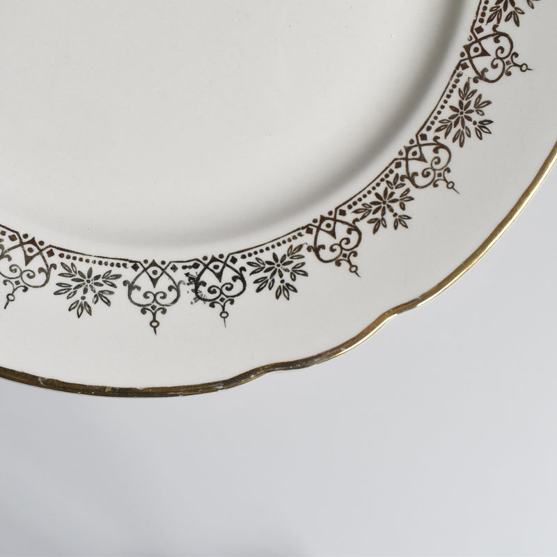 Vintage Plate Villeroy & Boch 7206 Gold B