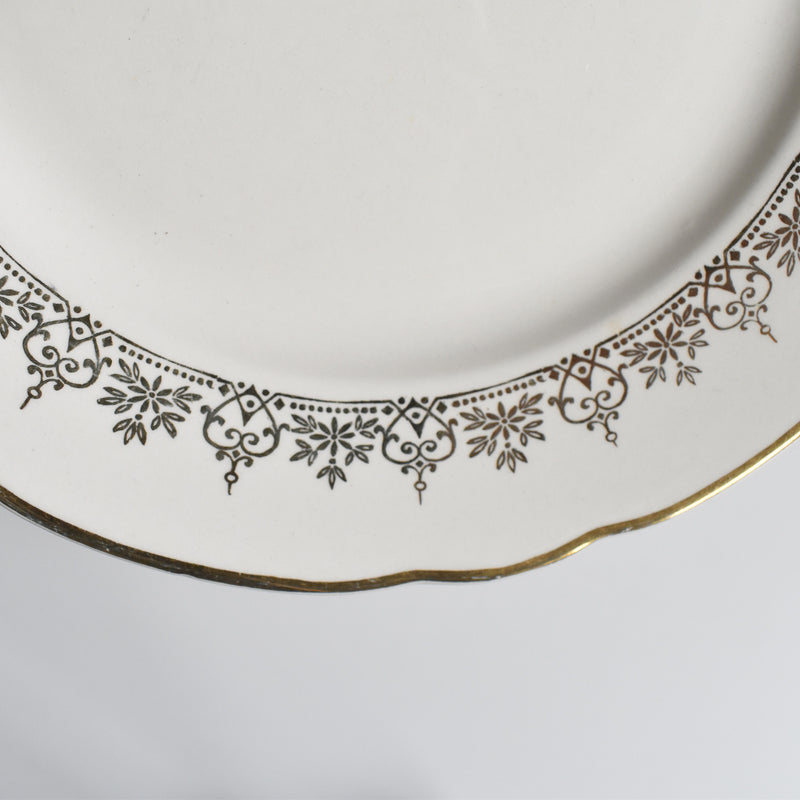 Vintage Plate Villeroy & Boch 7206 Gold B