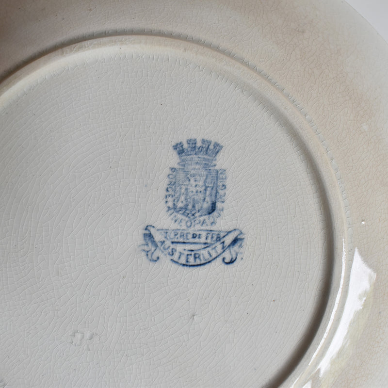Antique Plate Gien Austerlitz C