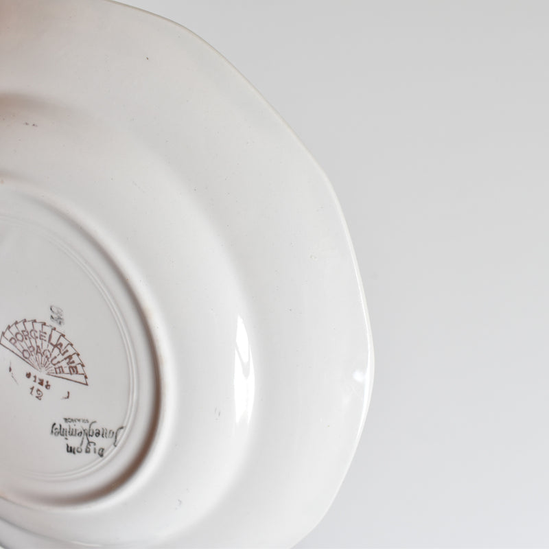 Vintage Dessert Plate Digoin & Sarreguemines 9123 D