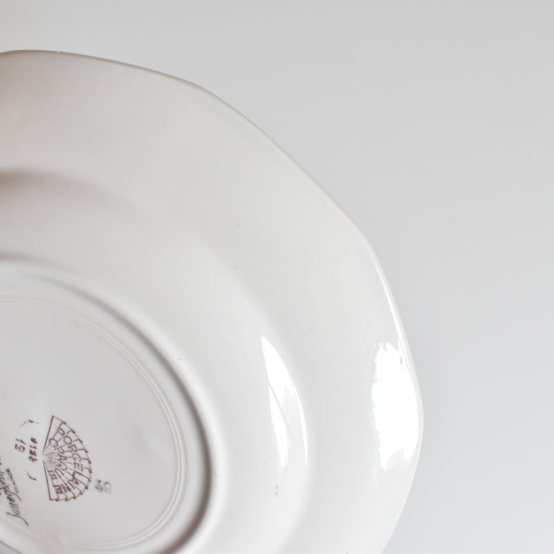 Vintage Dessert Plate Digoin & Sarreguemines 9123 D