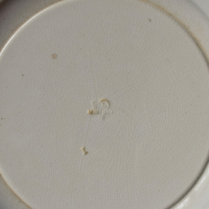 Antique Plate, Minton Creamware D