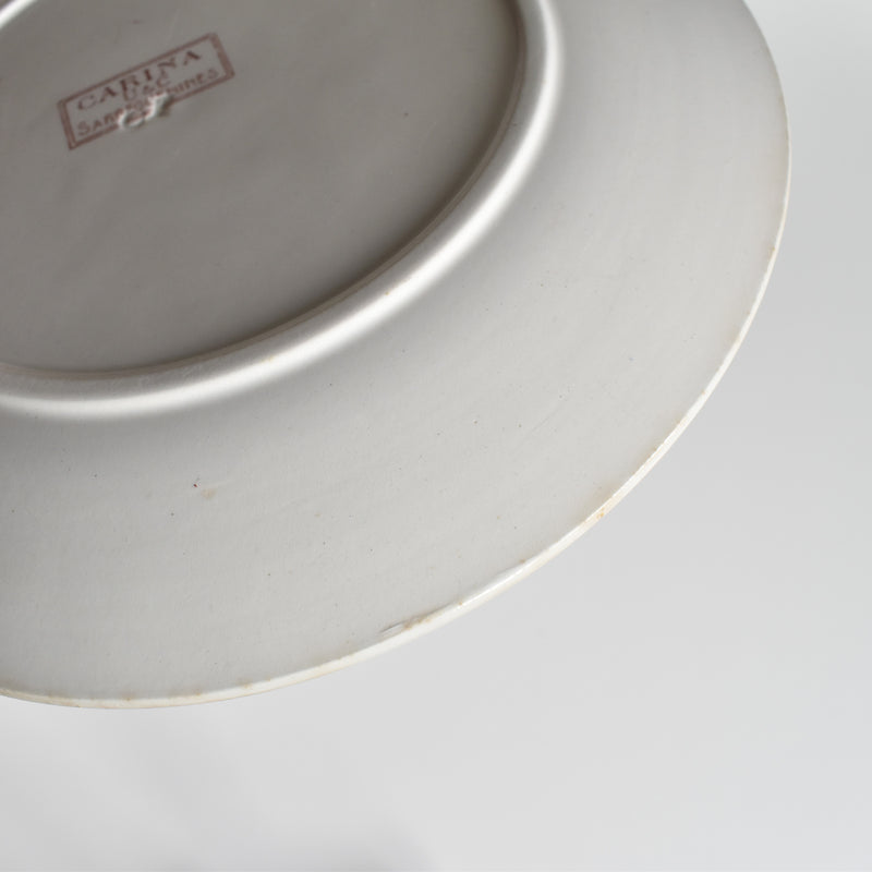 アンティークデザートプレート U&Cサルグミンヌ Carina B