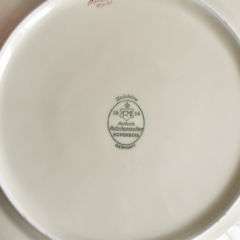 Vintage plate Hutschenreuther Germany Madeleine D