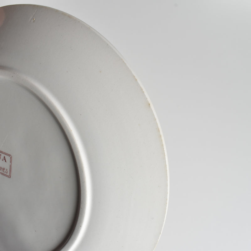 アンティークデザートプレート U&Cサルグミンヌ Carina B