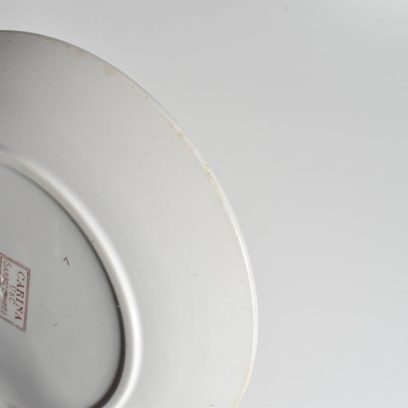 アンティークデザートプレート U&Cサルグミンヌ Carina B