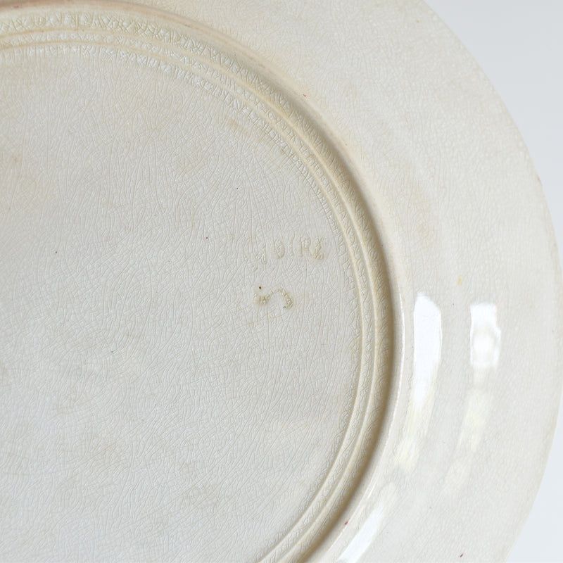Antique Plate Onan Eglantines C