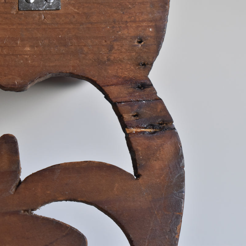 アンティーク　壁掛け　コーナースモールシェルフ