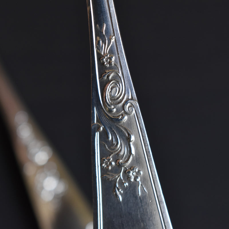 Antique Silver Plated Spoon BONNEL