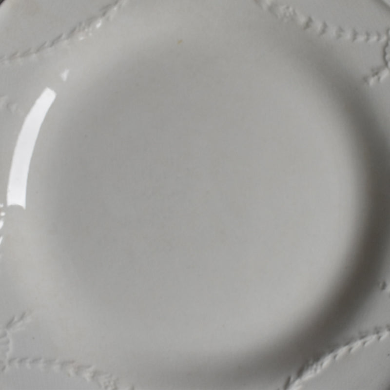 Antique Plate, Minton Creamware D