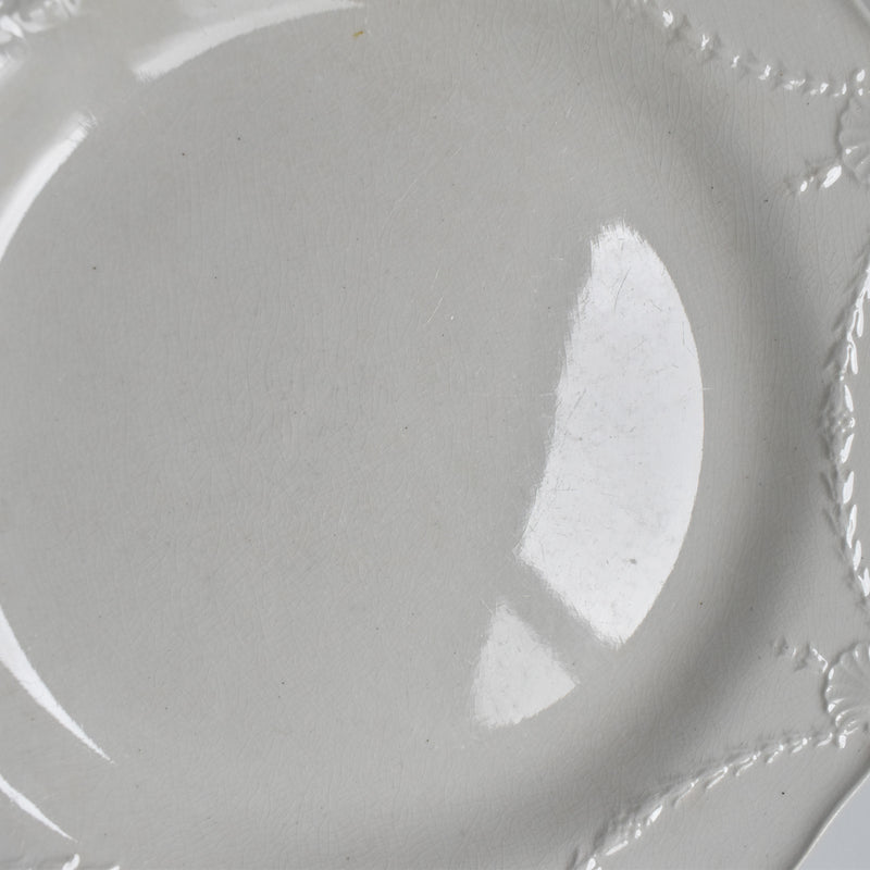 Antique Plate, Minton Creamware D