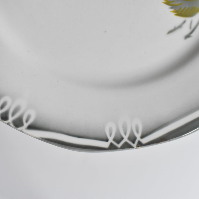 Vintage Plate: Digoin & Sarreguemines Odile C