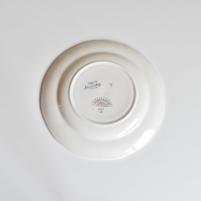 Vintage Dessert Plate Digoin & Sarreguemines 9123 E