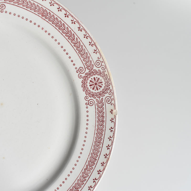 アンティークデザートプレート U&Cサルグミンヌ Carina B