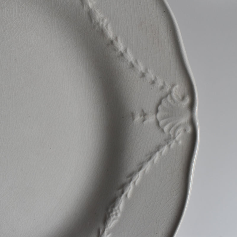 Antique Plate, Minton Creamware D