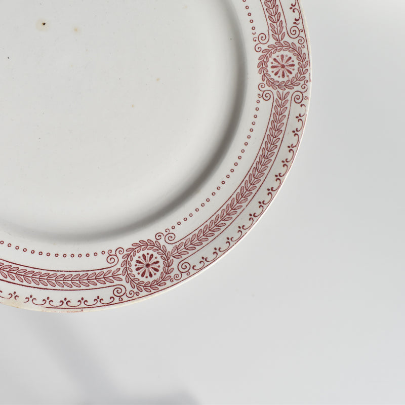 アンティークデザートプレート U&Cサルグミンヌ Carina B