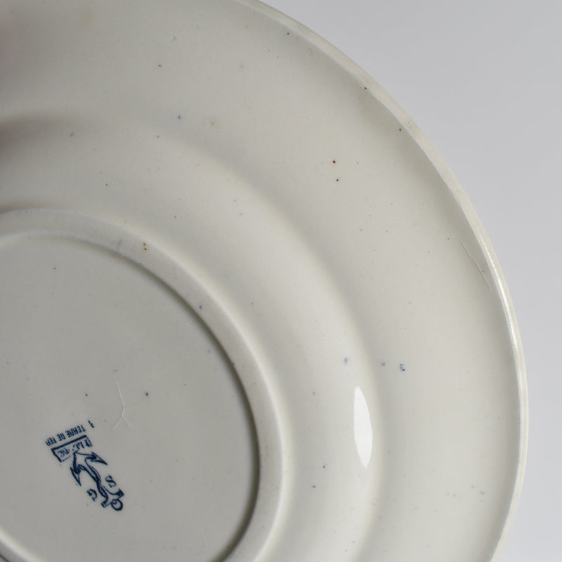 Antique Plate SG Choisy le Roi Clairfontaine Fleurs