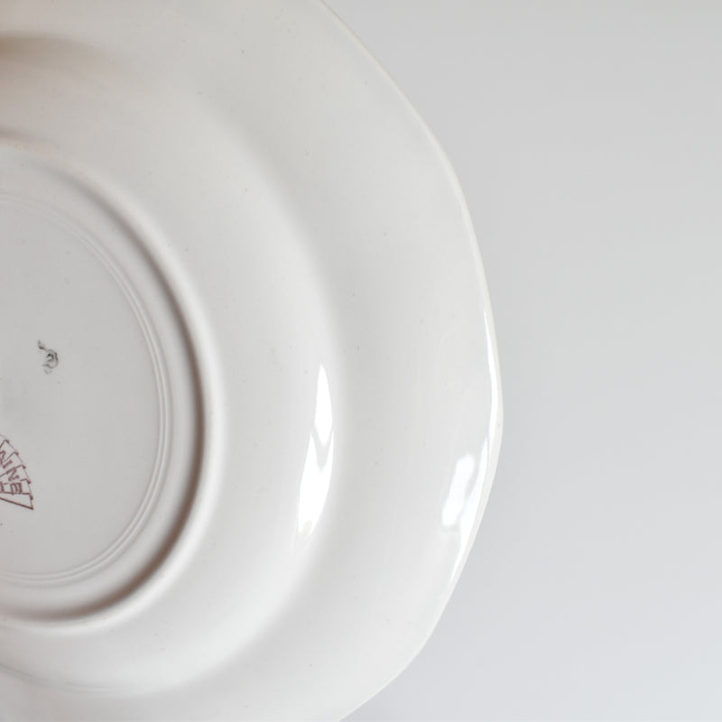 Vintage Dessert Plate Digoin & Sarreguemines 9123 E