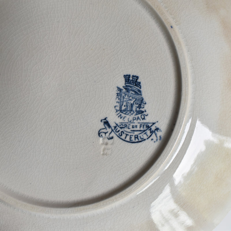Antique Plate Gien Austerlitz D