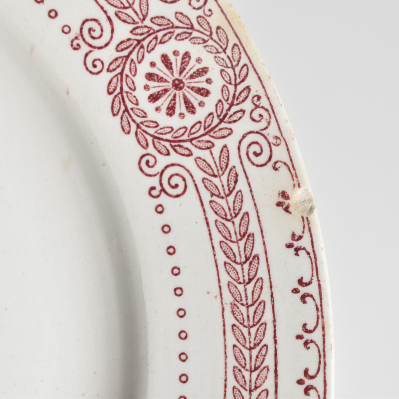 アンティークデザートプレート U&Cサルグミンヌ Carina B