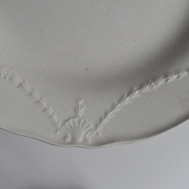 Antique Plate, Minton Creamware D