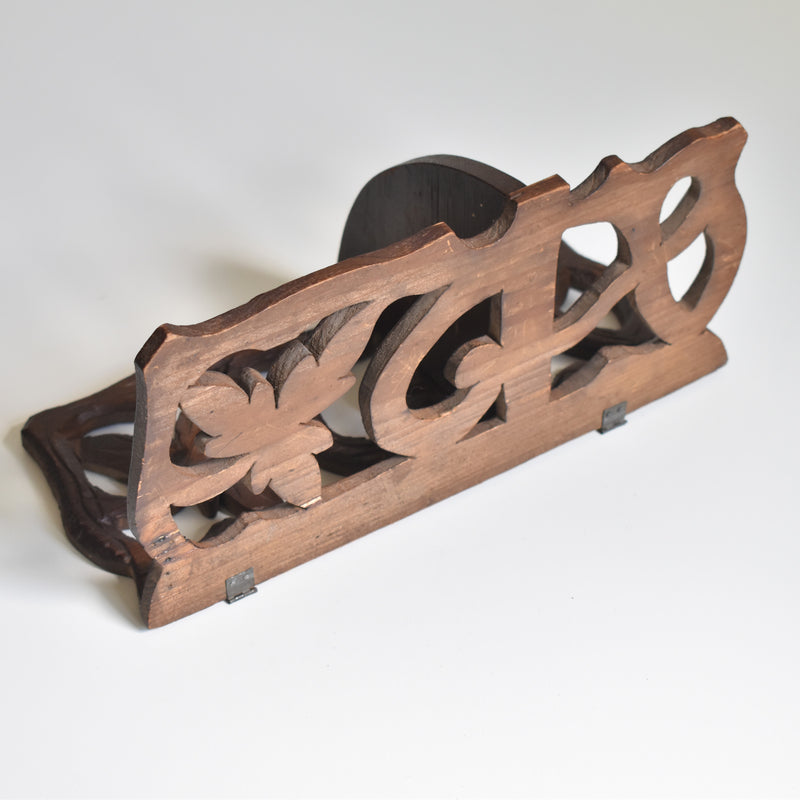 アンティーク　壁掛け　コーナースモールシェルフ