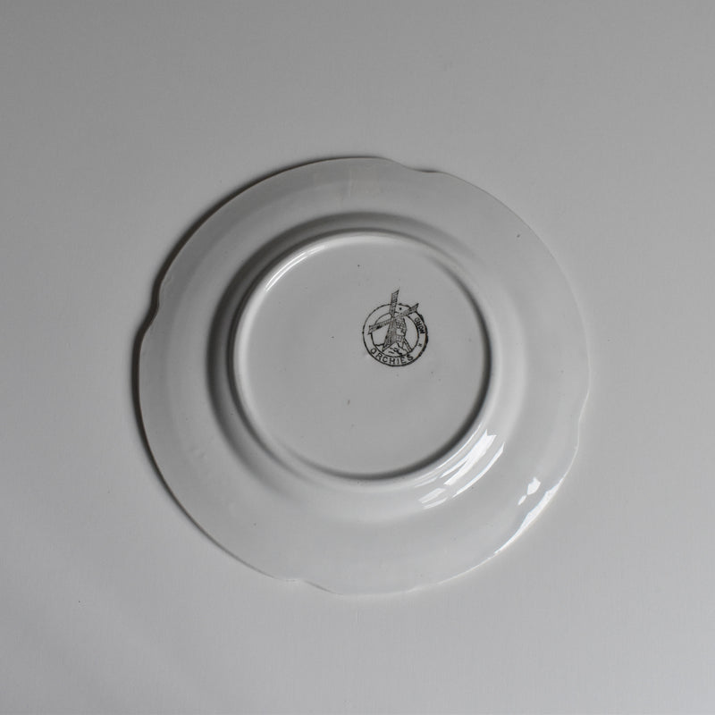 Antique Dessert Plate, Orchies C