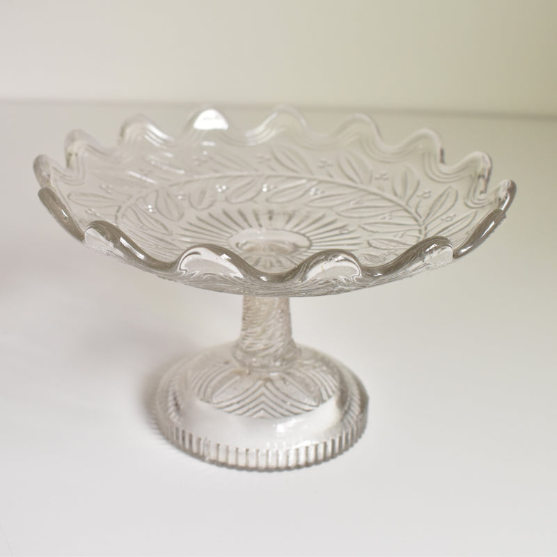 Vintage Glass Compote Gui