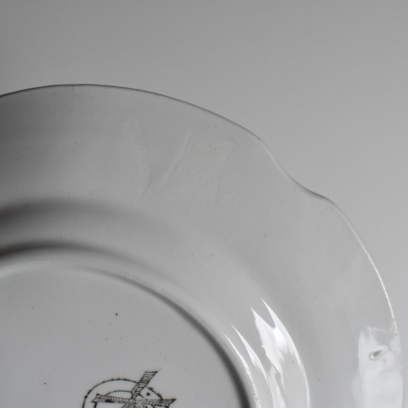 Antique Dessert Plate, Orchies C