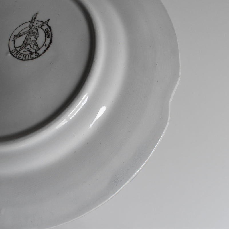 Antique Dessert Plate, Orchies C