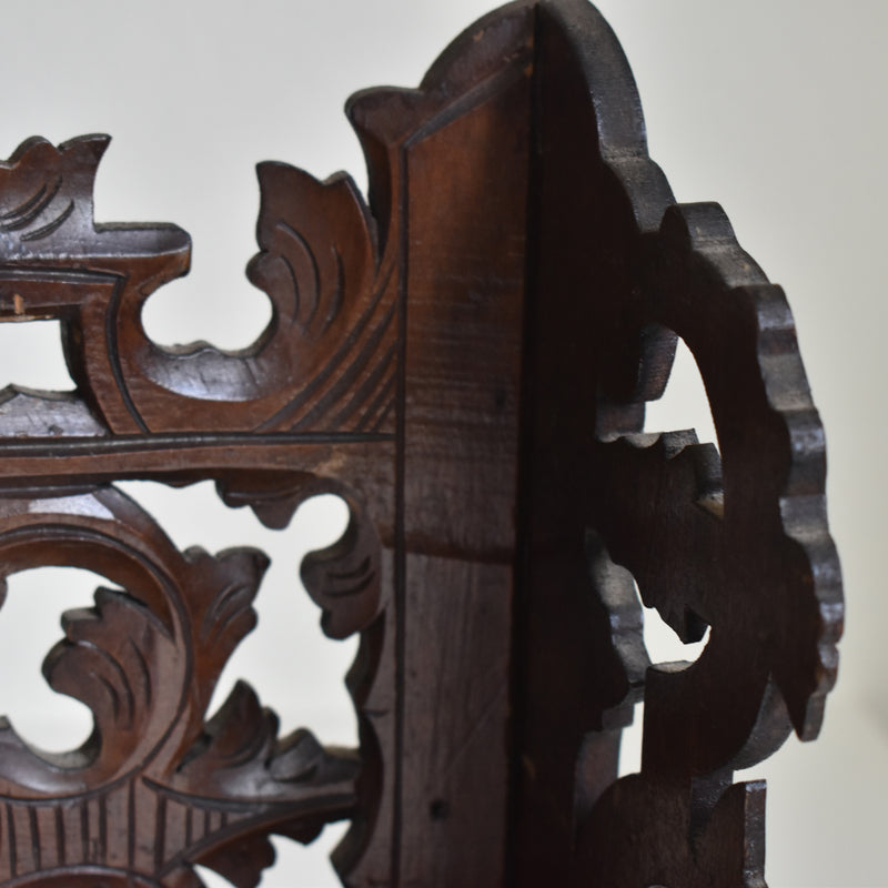 アンティーク　壁掛け　スモールシェルフ