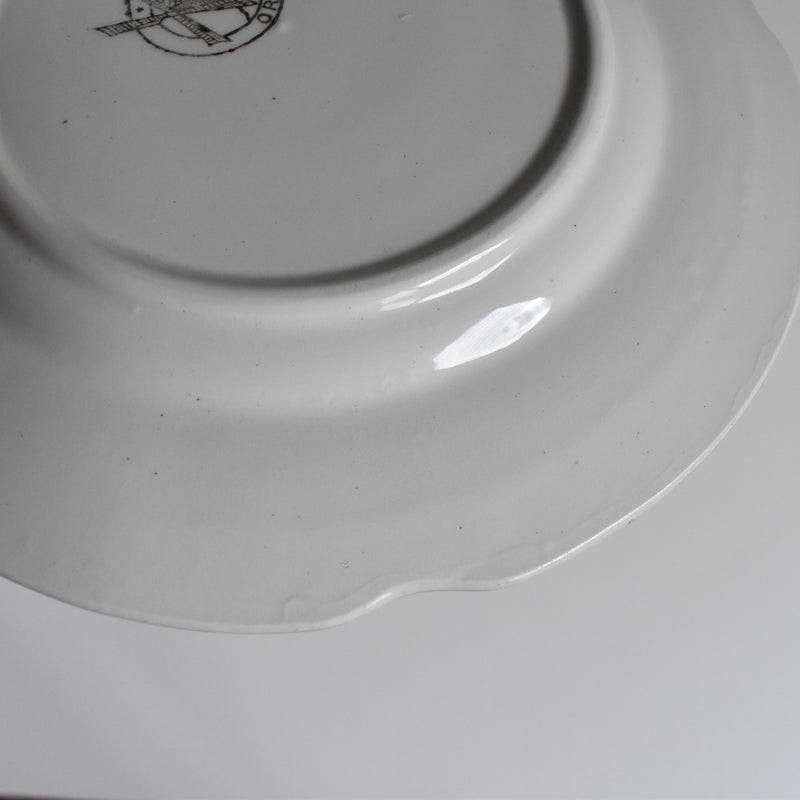 Antique Dessert Plate, Orchies C