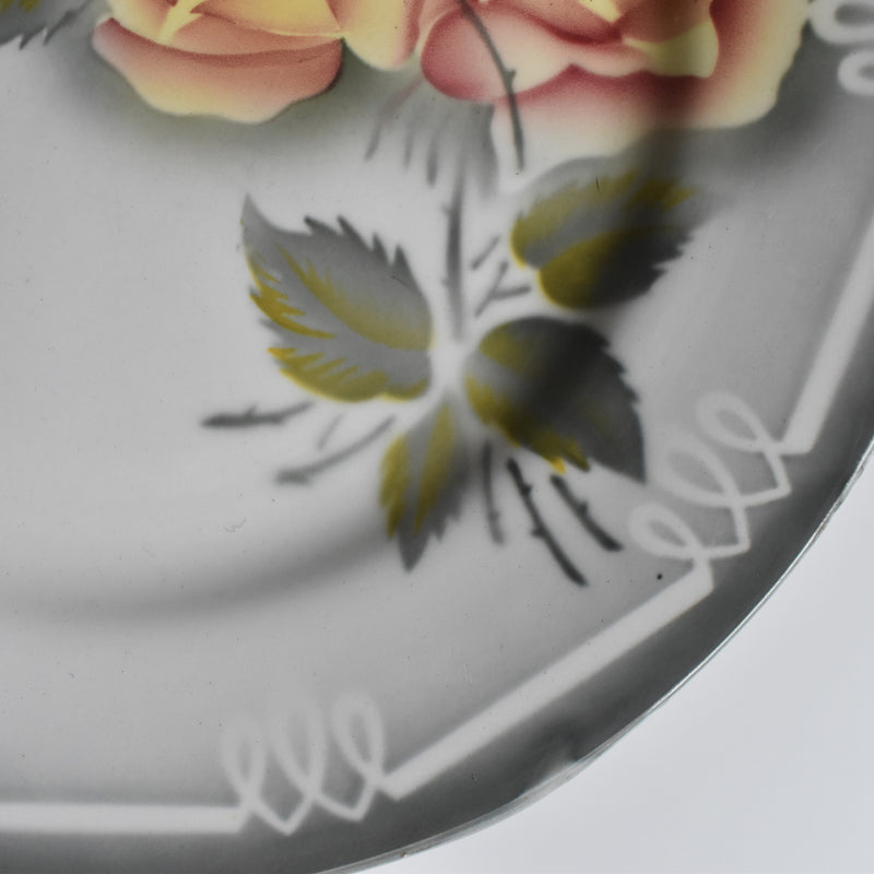 Vintage Plate Digoin & Sarreguemines Odile D